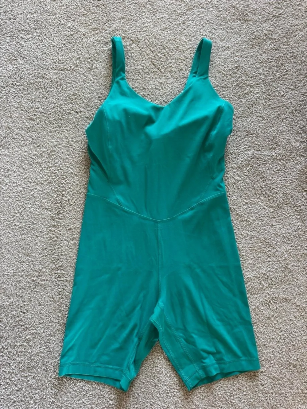 lululemon athletica Green One-Piece Active Bodysuit
